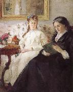 Berthe Morisot Artist-s monther and his sister china oil painting reproduction